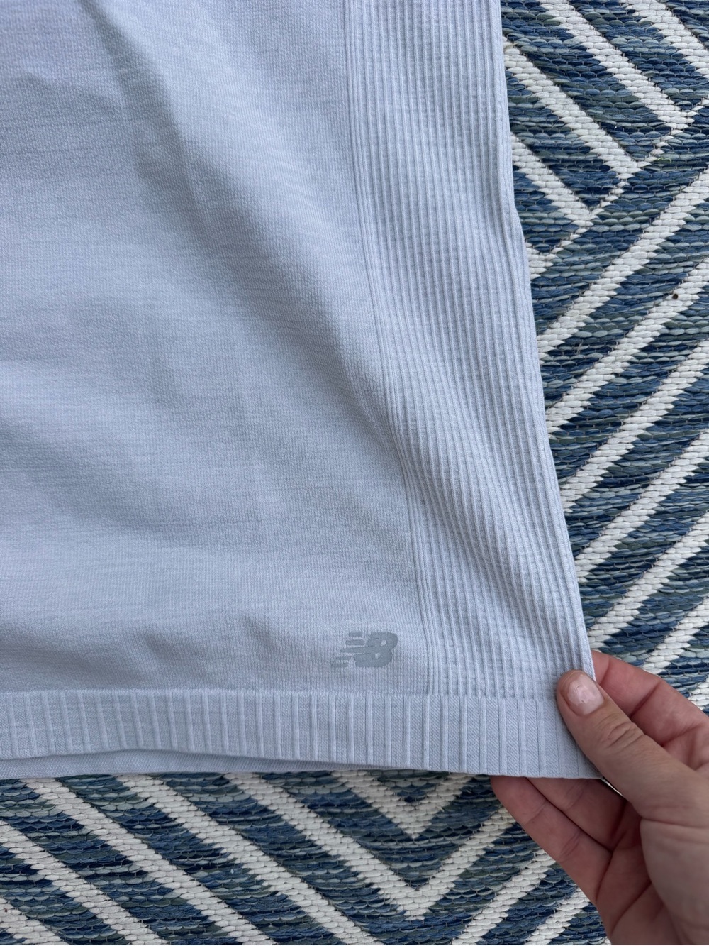 New Balance Gray Racerback Tank Top - Picture 2 of 4